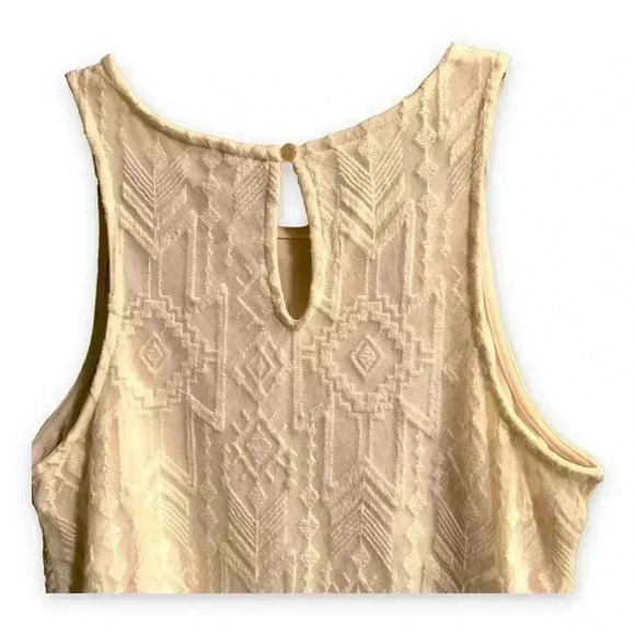 Xhilaration White Sleeveless Keyhole Cutout Back Lace Minidress - Picture 6 of 9